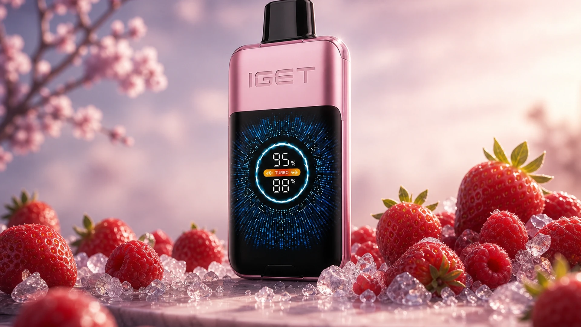 IGET One 12000 Strawberry Raspberry product image