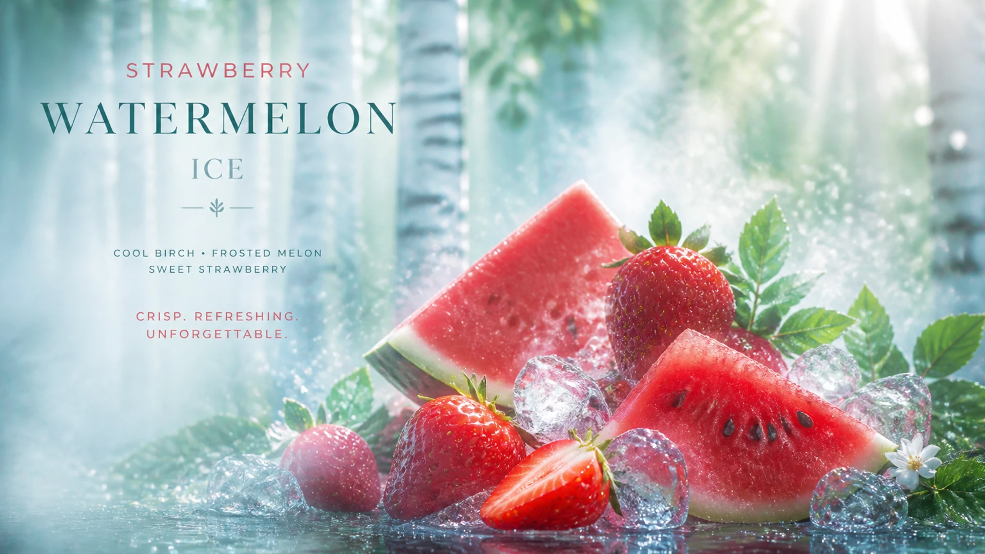 IGET One 12000 Strawberry Watermelon Ice flavour concept artwork