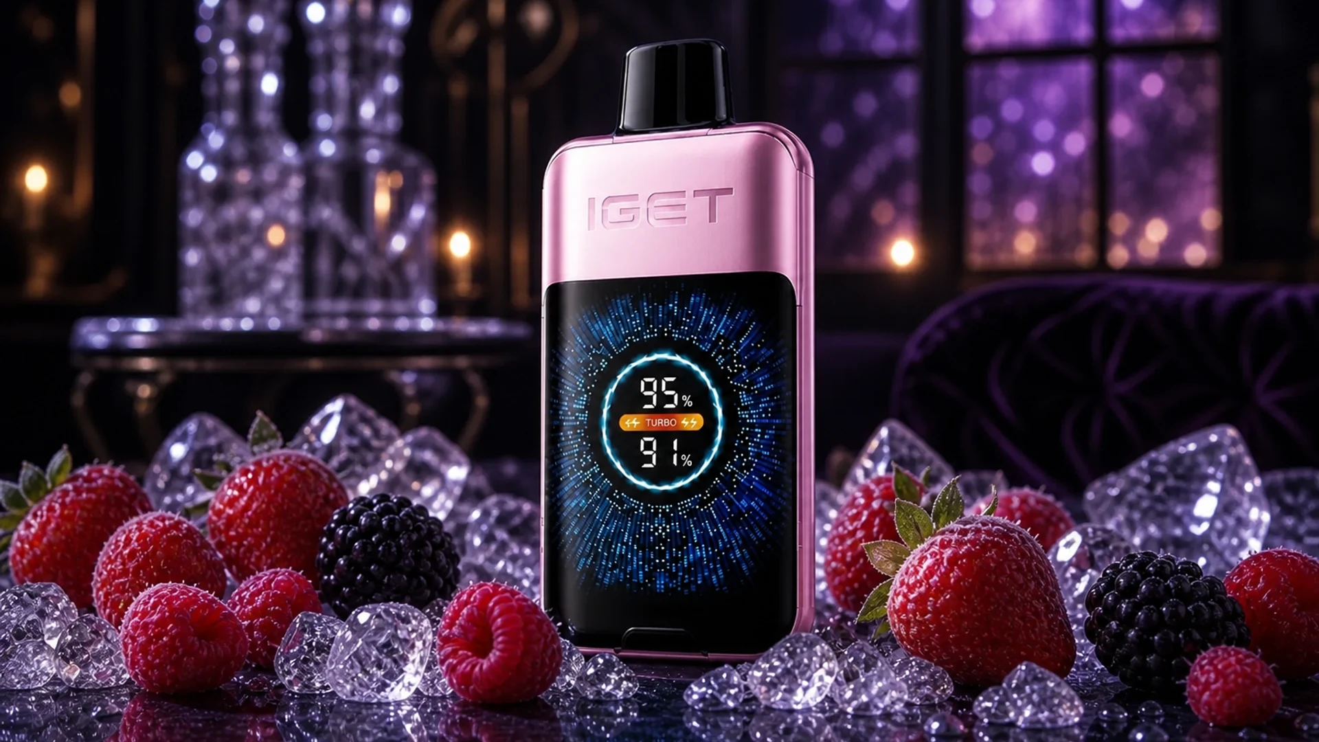 IGET One 12000 Strawberry lifestyle flavour scene