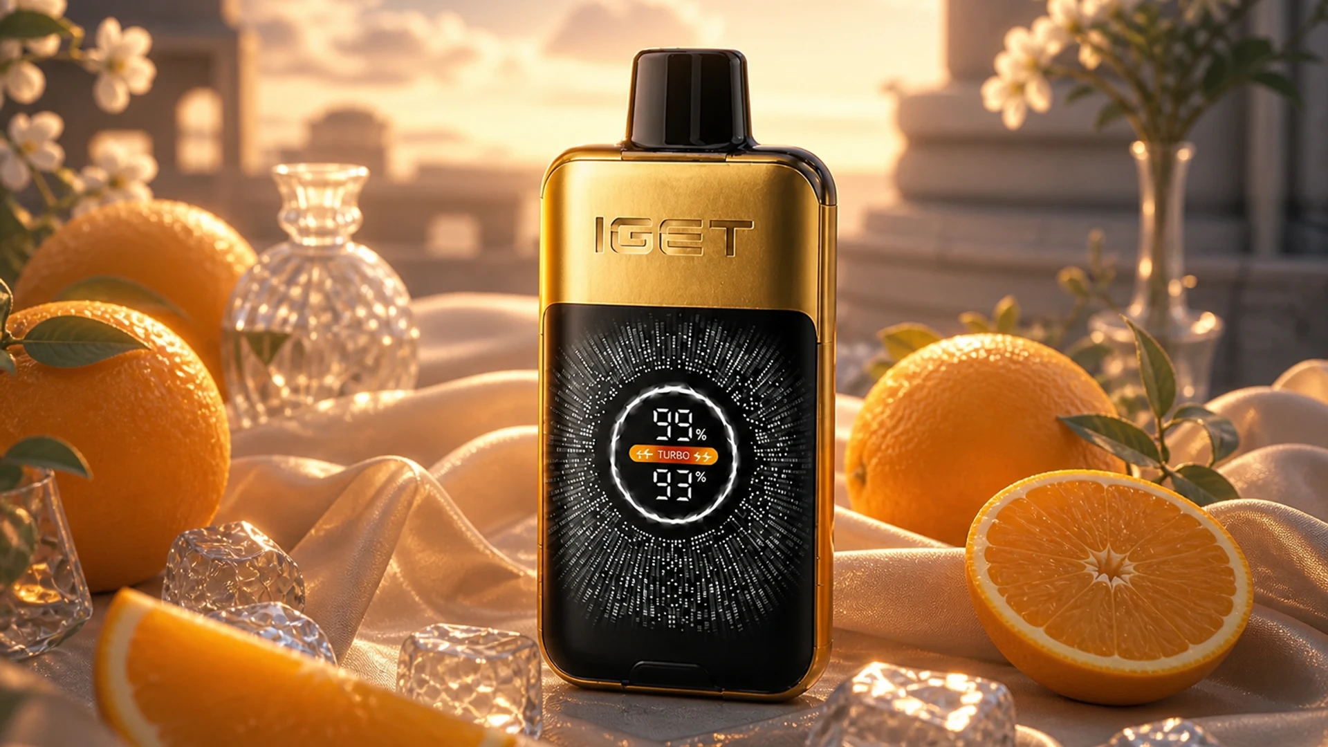 IGET One 12000 Tropical Orange Monster lifestyle flavour scene