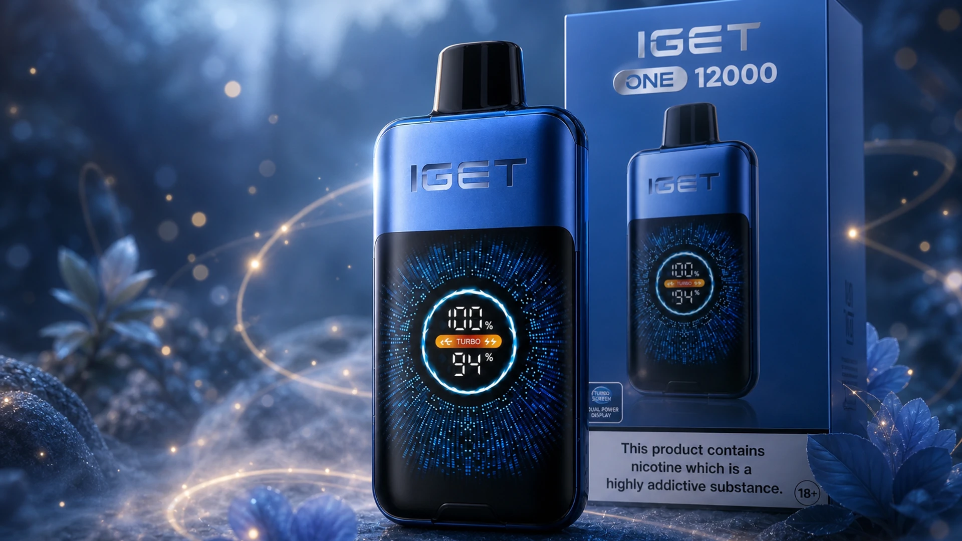IGET One 12000 product and packaging view