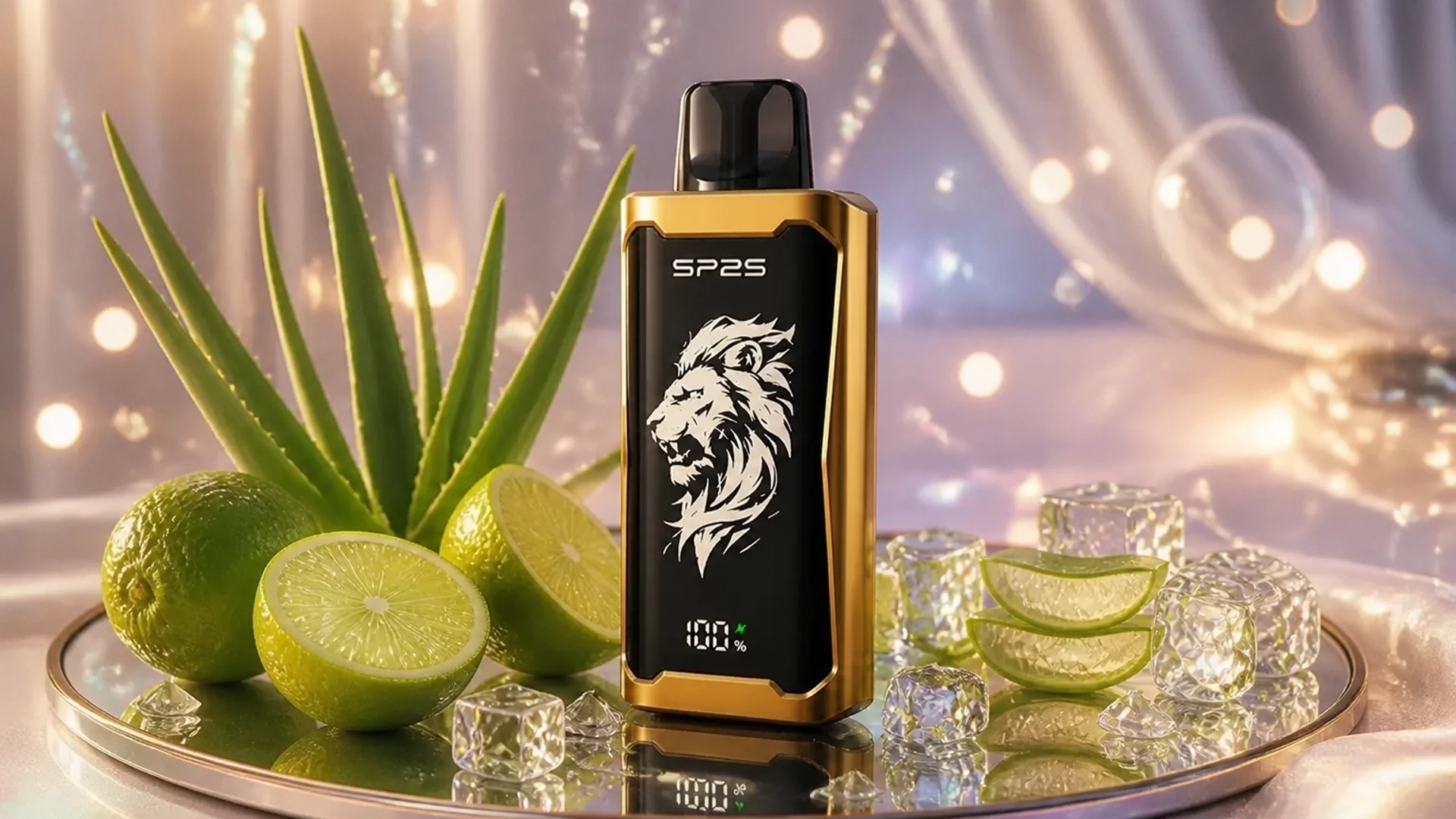 SP2S 12000 Aloe Lime atmospheric flavour artwork