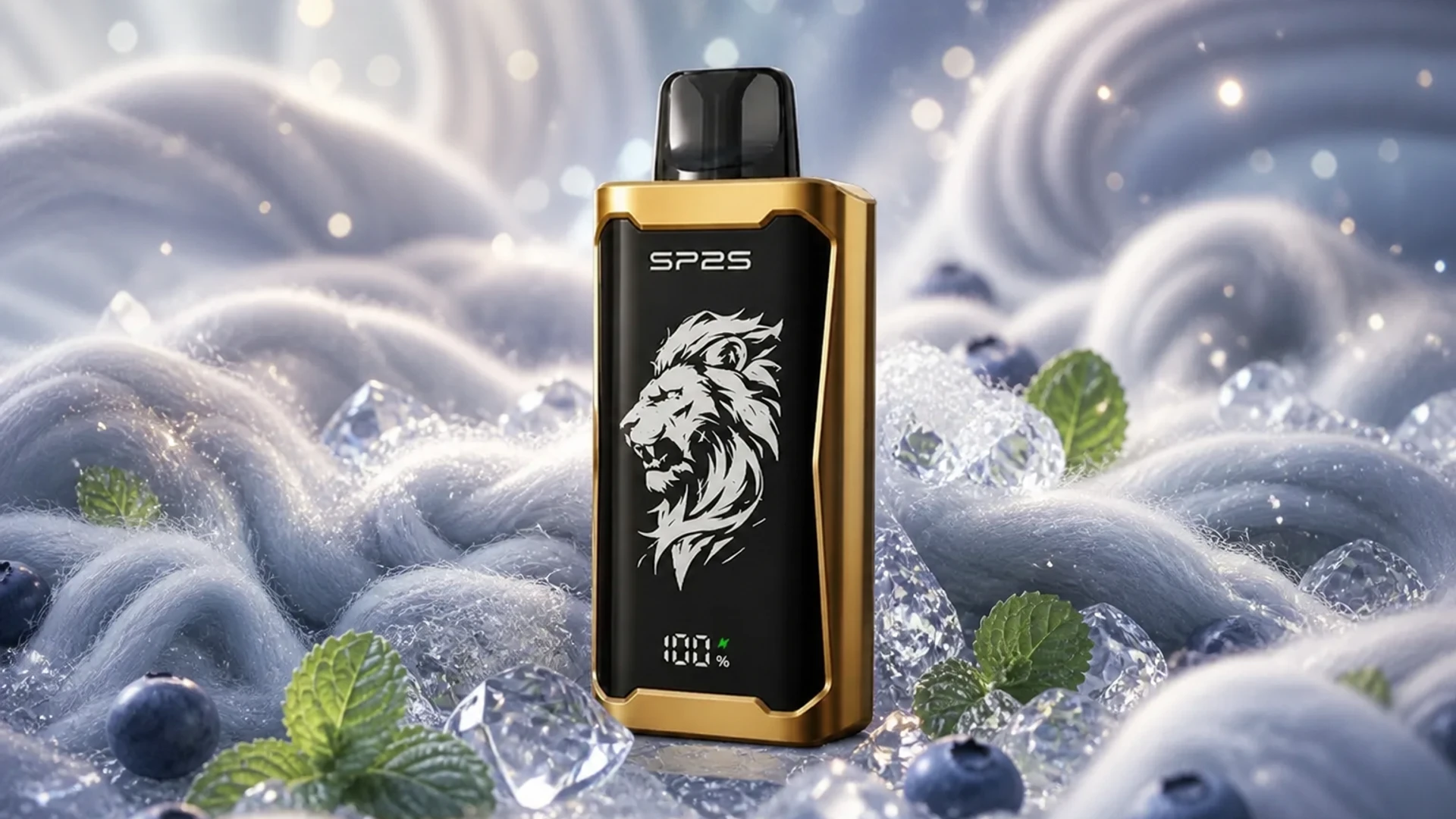 SP2S 12000 Blueberry Mint lifestyle flavour scene
