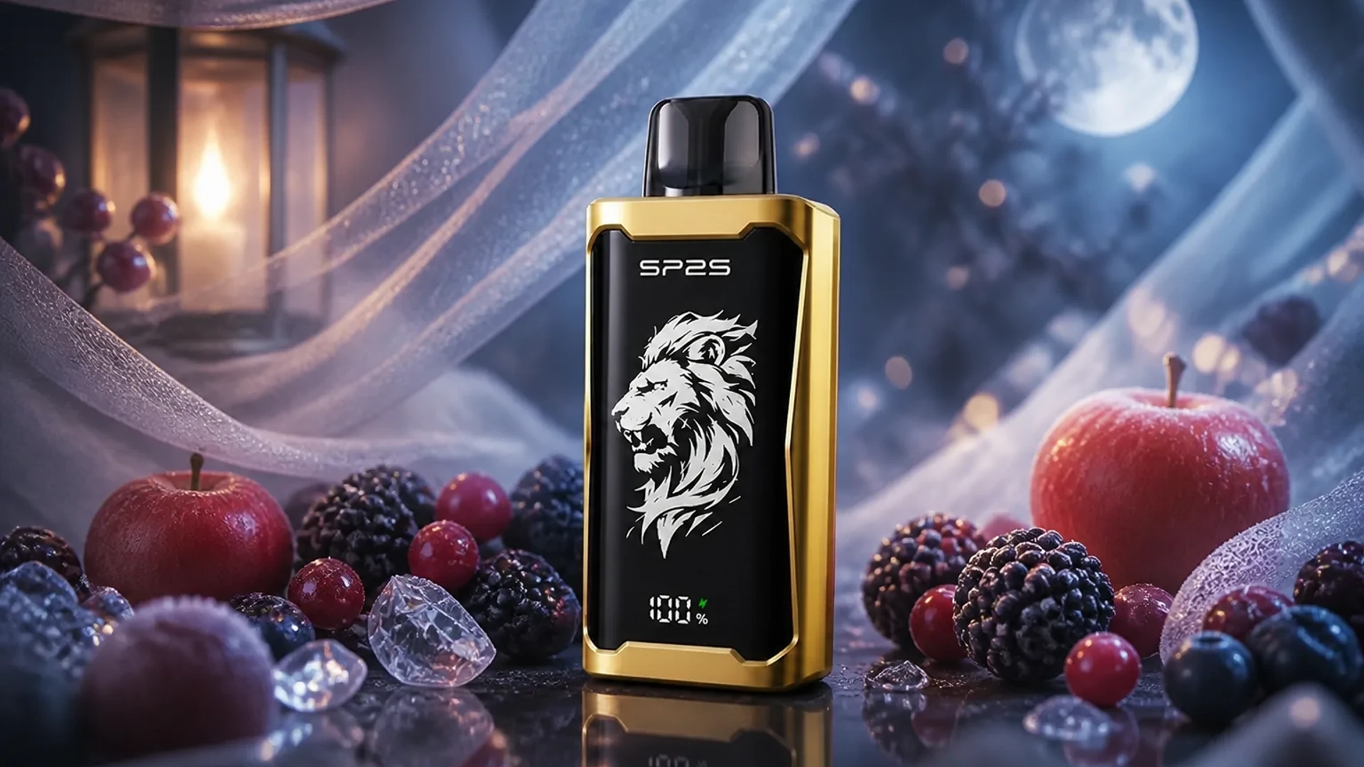 SP2S 12000 Cranberry Apple atmospheric flavour artwork