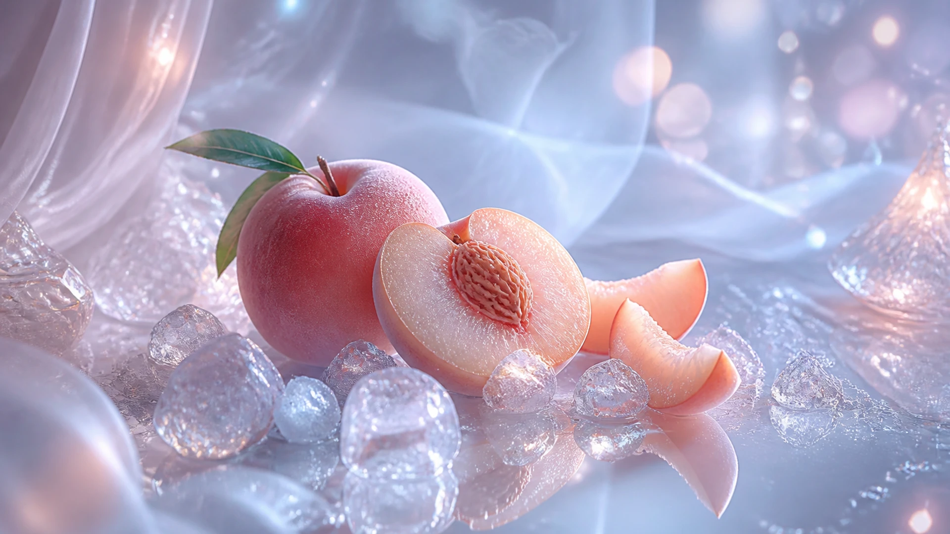 SP2S 12000 Peach Ice flavour concept artwork