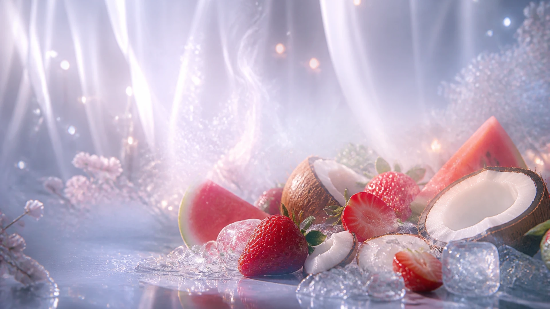 SP2S 12000 Strawberry Coconut Watermelon flavour concept artwork