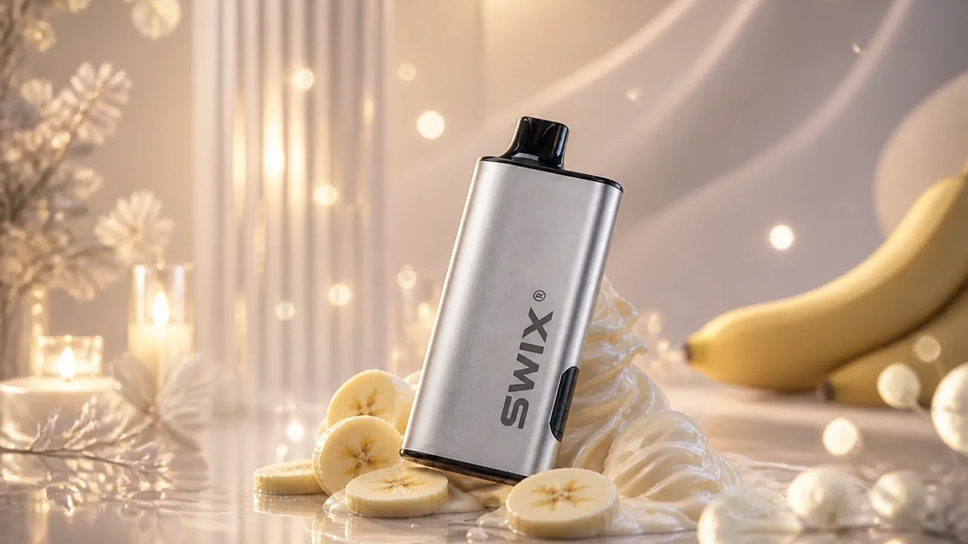 SWIX 9000 Banana Smoothie atmospheric flavour artwork