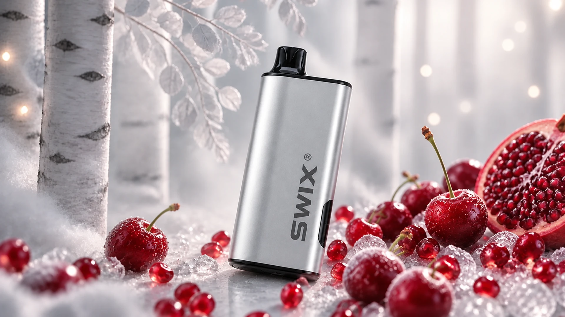 SWIX 9000 Cherry Pomegranate lifestyle flavour scene