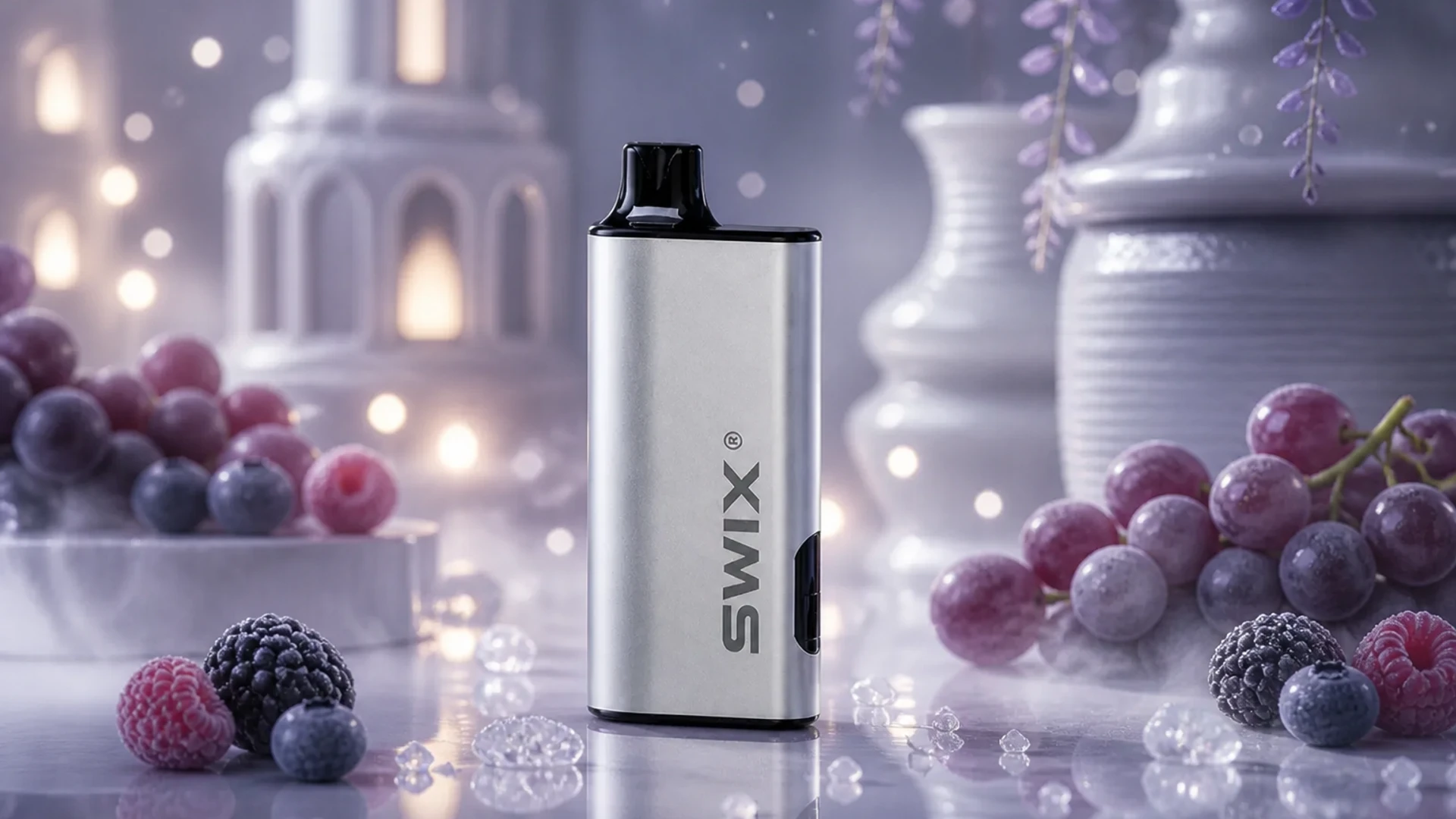 SWIX 9000 Chupa Chups Grape atmospheric flavour artwork