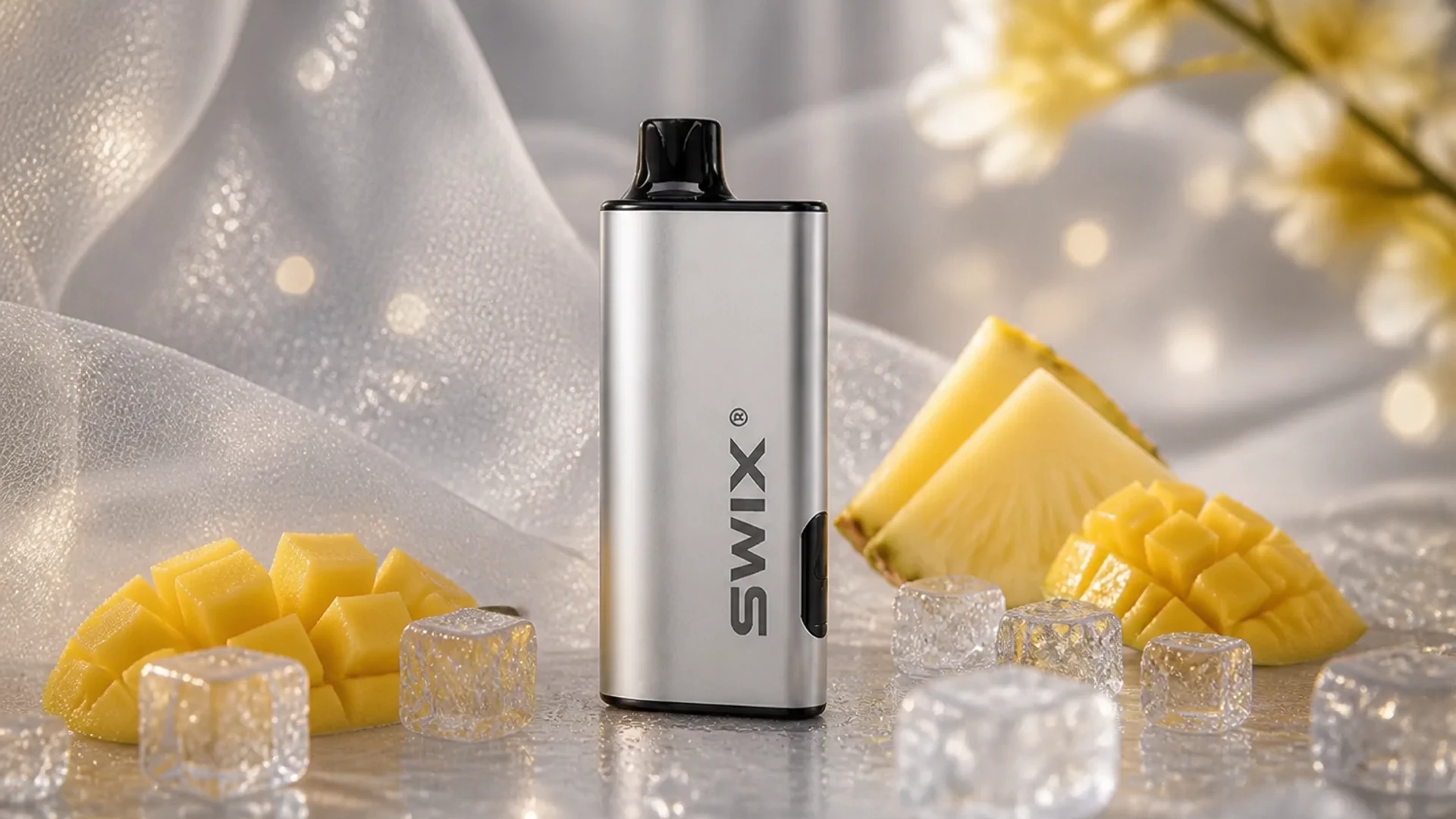 SWIX 9000 Sour Mango Pineapple atmospheric flavour artwork