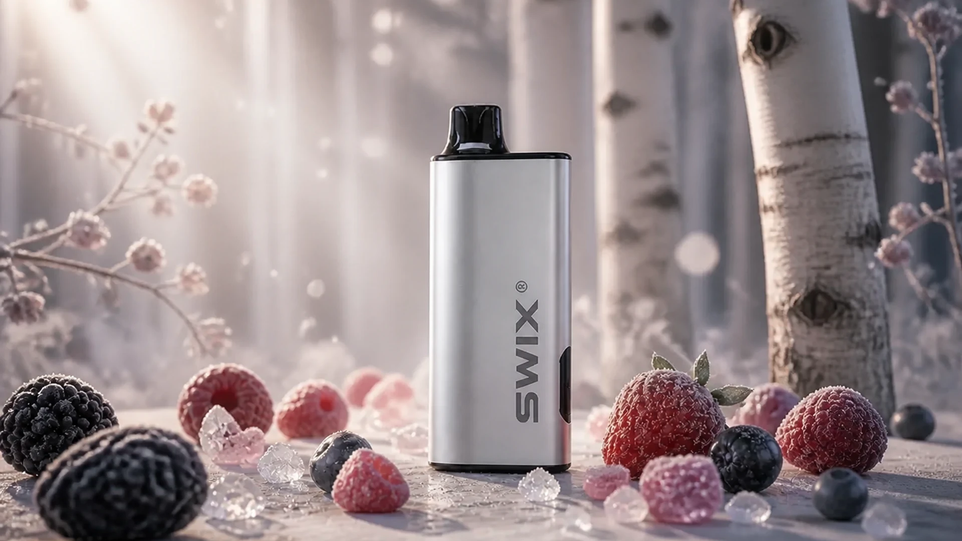 SWIX 9000 Strawberry Candy lifestyle flavour scene