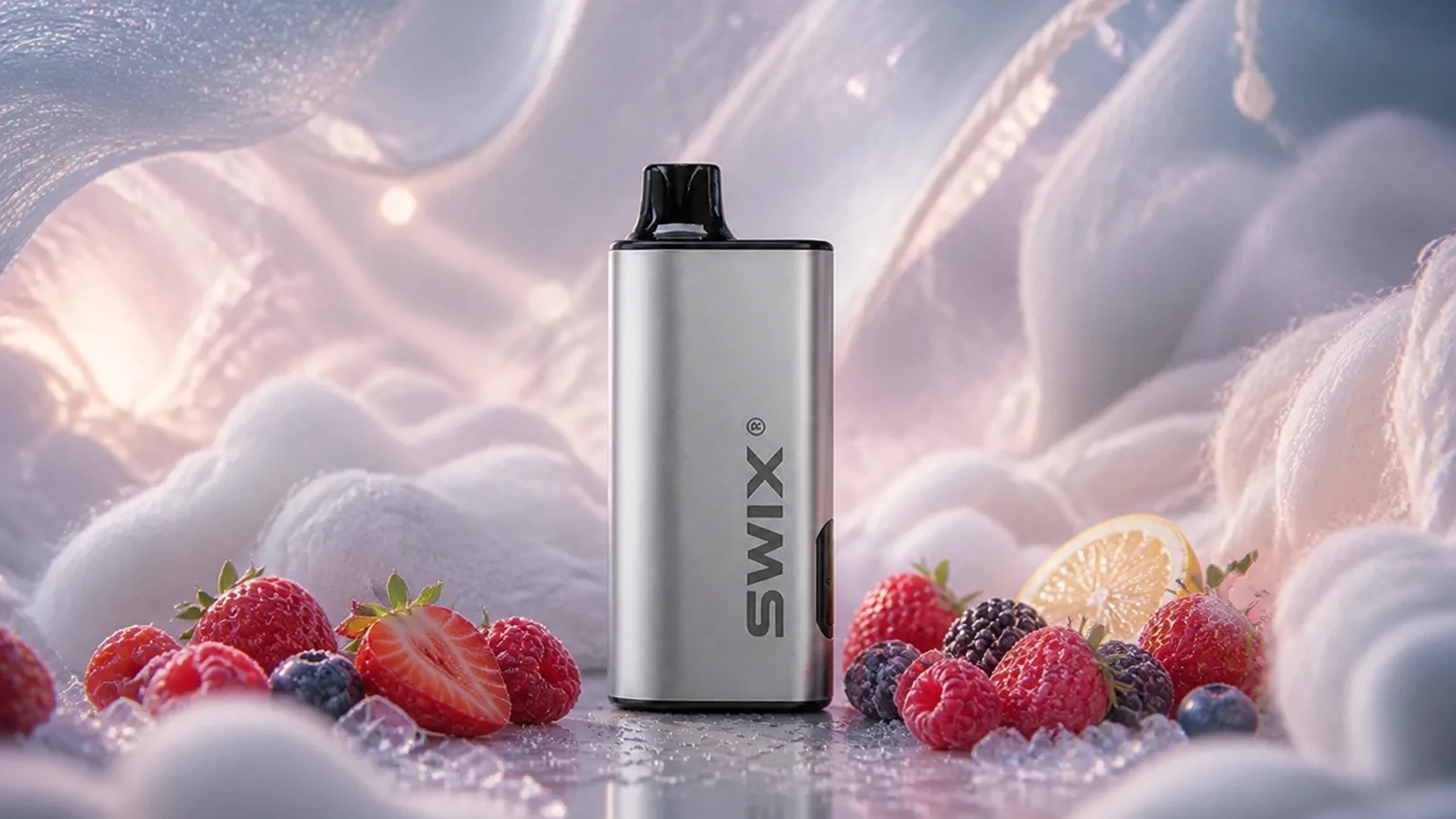 SWIX 9000 Strawberry Lemonade lifestyle flavour scene