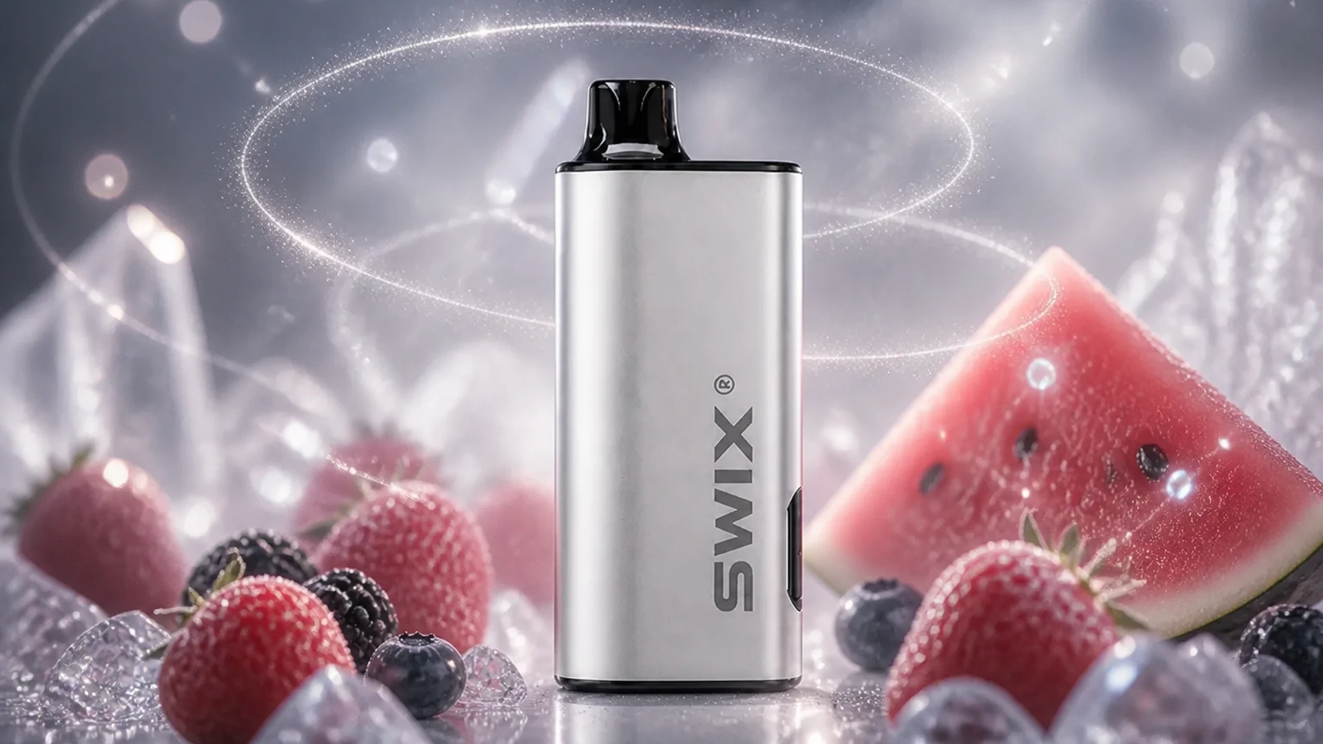 SWIX 9000 Strawberry Watermelon lifestyle flavour scene