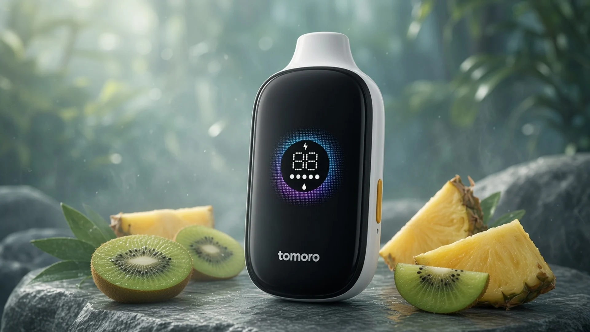 TOMORO MAX 15000 Kiwi Pineapple atmospheric flavour artwork