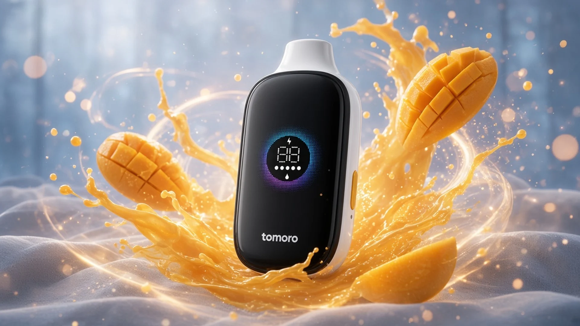 TOMORO MAX 15000 Mango Boom flavour concept artwork